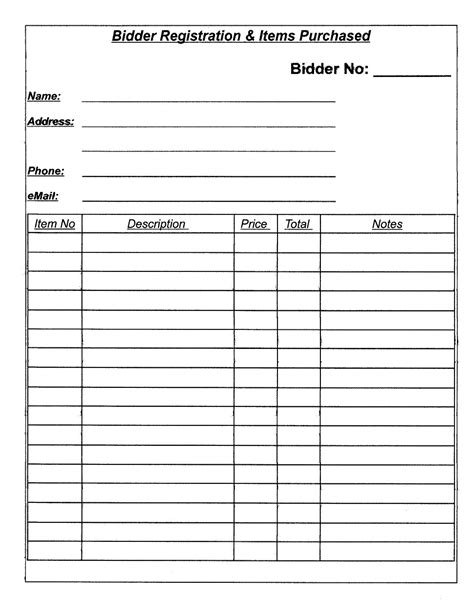 Register Bidder .